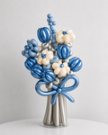 Ballonblumenstrauß „Blue Pearl“