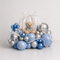 Ballonkomposition „Baby Blue Teddy“